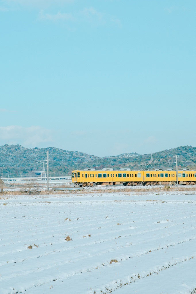 雪原を駆ける宇部線